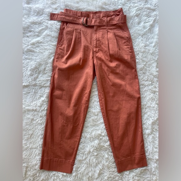 Madewell Pants - Madewell Dahlia Tapered Paper Bag Trouser Pants